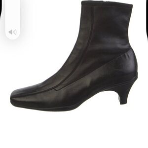 Elegant Prada Black Ankle Boots